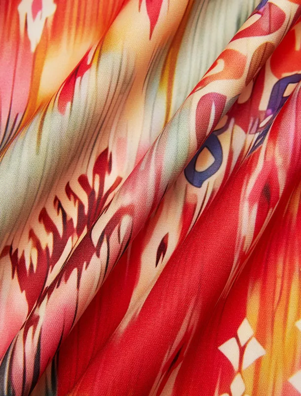 Women's Shirt Basic Buttons Print Long Sleeve Regular Tops Casual Pink Blue Green Spring Fall