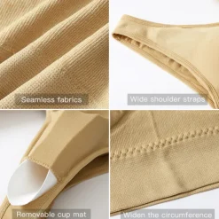 Women's Shockproof Sports Bra Light Support Plus Size Bralette Removable Pad Nylon Spandex Yoga Fitness Gym Workout 10 Colors Breathable Lightweight Soft Padded Home Outfits