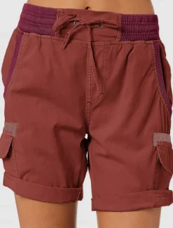 Women's Shorts Cotton Blend Plain Short White Summer