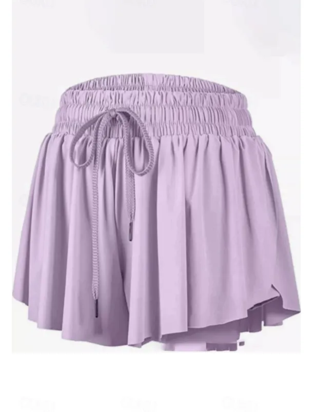 Women's Shorts Workout Pants Streetwear Casual Short Natural Plain Elastic Drawstring Design Quick Dry Breathability Comfortable Micro-elastic Sports Weekend Magenta Apricot Grey Black Summer Regular