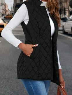 Women's Shrugs Sleeveless V Neck New Year Black Spring Fall Winter