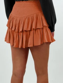 Women's Skirt A Line Fashion Casual Mini High Waist Skirts Solid Colored Layered Street Daily Black White Pink Red Summer Rayon