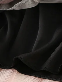 Women's Skirt A Line Swing Fashion Casual Midi High Waist Skirts Color Block Irregular Hem Layered Vacation Street White Pink Blue Green Winter Spandex