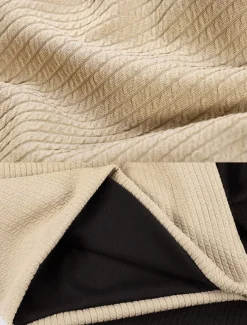 Women's Slouchy Beanie Hat with Textured Knit Design, Casual Lightweight Cap for Autumn and Winter Fashion