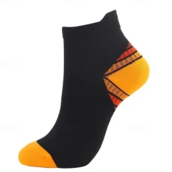 Women's Socks Sport Compression 2 Pairs Nylon Breathable Marathon Running Bicycle Crew Socks