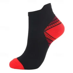 Women's Socks Sport Compression 2 Pairs Nylon Breathable Marathon Running Bicycle Crew Socks