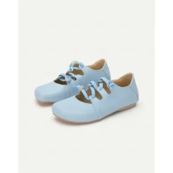 Women's Soft Faux Leather Barefoot Shoes with Adjustable Straps – Lightweight and Flexible Casual Flats