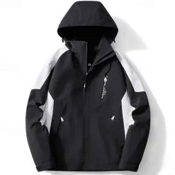 Women's Softshell Jacket Hiking Jacket Outdoor Color Block Windproof Water Resistant Windbreaker Jacket Traveling Light Pink Black Ivory Pink Blue