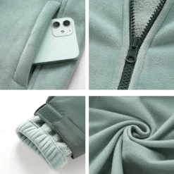 Women's Softshell Jacket Hiking Jacket Winter Outdoor Thermal Warm Fleece Lining Windproof Water Resistant 3-in-1 Jacket Fleece Jackets Windbreaker Jacket Traveling Black Ivory Pink Red Purple