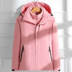 Women's Softshell Jacket Hiking Jacket Winter Outdoor Thermal Warm Fleece Lining Windproof Water Resistant 3-in-1 Jacket Fleece Jackets Windbreaker Jacket Traveling Black Ivory Pink Red Purple