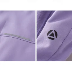 Women's Softshell Jacket Hiking Jacket Outdoor Windproof Water Resistant Fleece Jackets Windbreaker Jacket Traveling Black Pink Blue Purple