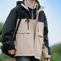 Women's Softshell Jacket Hiking Jacket Winter Outdoor Color Block Thermal Warm Windproof Water Resistant 3-in-1 Jacket Winter Jacket Fleece Jackets Traveling Black Ivory Pink Red Orange