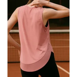 Women's Solid Colored Tennis Top Sleeveless Patchwork Sweat-Wicking Moisture Wicking Breathable Tennis Golf Pickleball Black White Pink Tennis Clothing