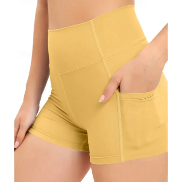 Women's Solid Colored Tennis Dress Sleeveless Drawstring Ruffle Quick Dry Breathable Tennis Golf Pickleball Round Black White Yellow Tennis Clothing