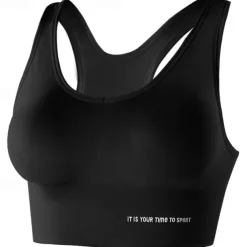 Women's Sports Bra Scoop Neck Weight Loss Fat Burner Comfortable Sleeveless Medium Support Sports Solid Color Sports Bra Top For Gym Workout Running Fitness Slim Activewear