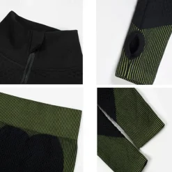 Women's Sports Bra with Tights Yoga Set 3-Piece Color Block Athletic Clothing Set Clothing Suit Black Pink Yoga Fitness Gym Workout High Waist Breathable Soft Long Sleeve Sport Activewear