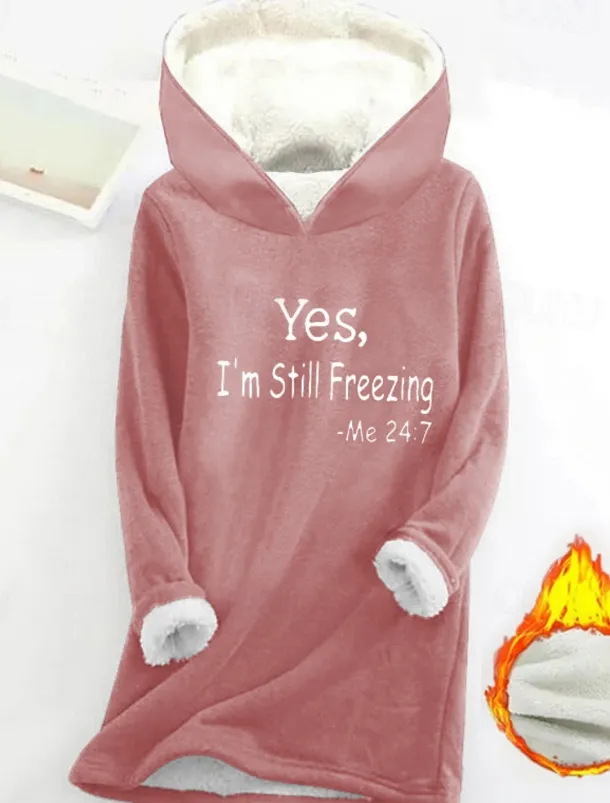 Women's Sporty Chic Hoodie Sweatshirt Pullover Sherpa Letter Casual Sports Print Warm Fuzzy Comfrt Hoodie Long Sleeve Top Micro-elastic Fall & Winter Comfrt Breathable Soft Fabric