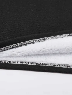 Women's Sporty Chic Hoodie Sweatshirt Pullover Sherpa Letter Casual Sports Print Warm Fuzzy Comfrt Hoodie Long Sleeve Top Micro-elastic Fall & Winter Comfrt Breathable Soft Fabric