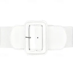 Women's Stretchy Belt 1950s Grease Outfits 3 Inch Wide Elastic Belts