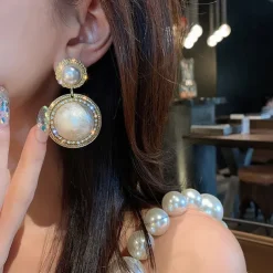 Women's Stud Earrings Fancy Joy Fashion Stylish Earrings Jewelry Gold For Party