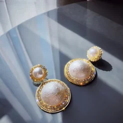 Women's Stud Earrings Fancy Joy Fashion Stylish Earrings Jewelry Gold For Party