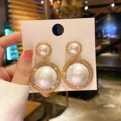 Women's Stud Earrings Fancy Joy Fashion Stylish Earrings Jewelry Gold For Party