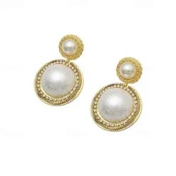 Women's Stud Earrings Fancy Joy Fashion Stylish Earrings Jewelry Gold For Party