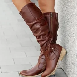 Women's Suede Over-the-Knee Boots with Slouchy Design - Perfect for Fall Fashion, Casual Outings, and Outdoor Adventures