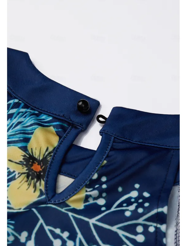 Women's Summer Dress Halter Neck Dress Print Dress Active Fashion Streetwear Outdoor Vacation Daily Regular Fit Paisley Sleeveless Halter Neck Yellow Royal Blue Blue Dark Blue Summer Spring