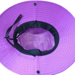 Women's Sun Hats Wide Brim Outdoor UV Protection Foldable Mesh Beach Fishing Hat with Ponytail Hole Hiking Hat Bucket Hat Boonie hat Summer Portable Breathable Patchwork Green Black Red Fuchsia