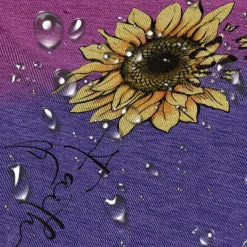 Women's Sunflower Print Crossbody Bag - Large Capacity Waterproof Fabric Shoulder Bag with Adjustable Shoulder Strap, Inspired 