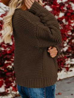 Women's Sweater Cardigan Casual Soft Pure Color Ribbed V Neck Knitted Long Sleeve Regular Tops Knit Outdoor Daily Weekend Army Green Blue Fall Winter