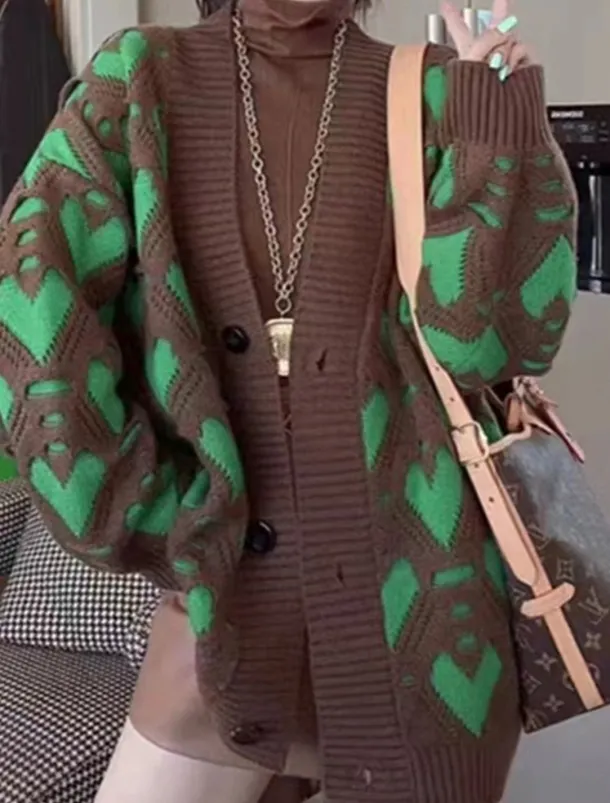 Women's Sweater Cardigan Casual Soft Pure Color Ribbed V Neck Buttons Knitted Print Long Sleeve Long Tops Knit Outdoor Daily Weekend Black Pink Fall Winter