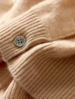 Women's Sweater Cardigan Elegant Fashion Streetwear Pure Color Crew Neck Pocket Knitted Long Sleeve Regular Tops Knit Outdoor Daily Weekend Black White Fall Winter