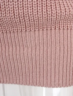 Women's Sweater Sweater Dress Casual Soft Pure Color Ribbed Off Shoulder Knitted Long Sleeve Long Tops Knit Outdoor Daily Weekend White Pink Fall Winter