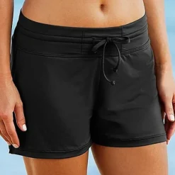 Women's Swim Trunks Swim Shorts Breathable Bottoms Swimming Beach Water Sports Patchwork Summer