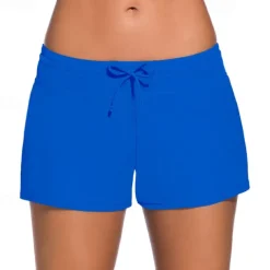 Women's Swim Trunks Swim Shorts Breathable Bottoms Swimming Beach Water Sports Patchwork Summer