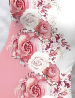 Women's Swimsuits One Piece Monokini Swimsuit Backless Tummy Control High Waist Slim Vacation Beach Wear Ombre U Neck Sleeveless Bathing Suits