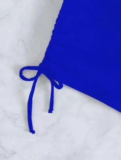 Women's Swimsuits Stretchy Boxer Shorts Swimsuit High Waist Vacation Beach Wear Solid Color Sleeveless Bathing Suits