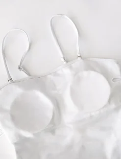 Women's Swimwear 2 Piece Monokini Swimsuit Backless Tummy Control High Waist Slim Vacation Beach Wear Floral Scoop Neck Sleeveless Long Sleeve Bathing Suits