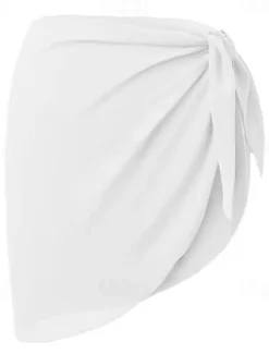 Women's Swimwear Cover Up Swimsuit Vacation Fashion Solid Color Sleeveless Bathing Suits