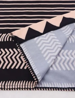 Women's Swimwear Cover Up Beach Dresses Swimsuit Vacation Beach Wear Geometric V Neck Long Sleeve