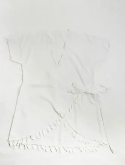 Women's Swimwear Cover Up Swim Dress Swimsuit Fringe Vacation Beach Wear Solid Color Sleeveless Bathing Suits