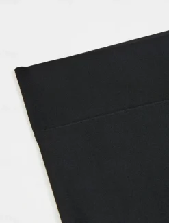 Women's Swimwear Stretchy Boxer Shorts Swimsuit High Waist Vacation Beach Wear Solid Color Sleeveless Bathing Suits