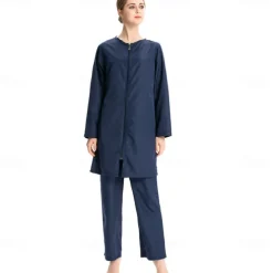 Women's Swimwear Swimsuits Religious Saudi Arabic Arabian Muslim Ramadan Adults Top Pants