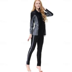 Women's Swimwear Swimsuits Religious Saudi Arabic Arabian Muslim Ramadan Adults Top Pants