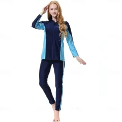 Women's Swimwear Swimsuits Religious Saudi Arabic Arabian Muslim Ramadan Adults Top Pants