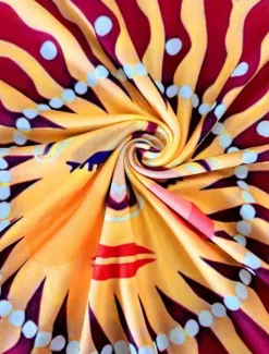 Women's T Shirt Bohemia Vintage Print Short Sleeve Regular Tops V Neck Vacation Daily Yellow Summer