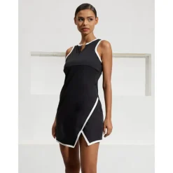 Women's Tennis Dress Golf Dress White Sleeveless Dress Ladies Golf Attire Clothes Outfits Wear Apparel