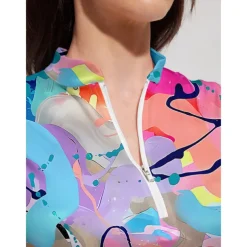 Women's Tennis Dress Golf Dress Pink Short Sleeve Dress Ladies Golf Attire Clothes Outfits Wear Apparel